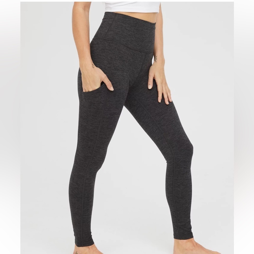 Aerie OFFLINE Hugger High Waisted Pocket Legging Heather Gray Small